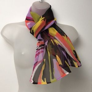Bright Cheerful Abstract Oblong Scarf VTG
